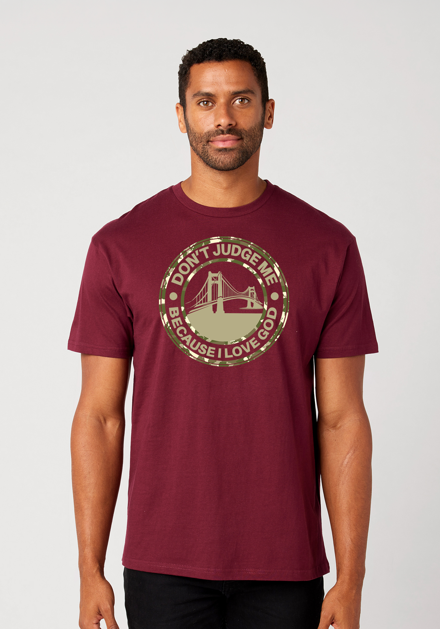 Maroon Unisex Faith T-Shirt - The Bay