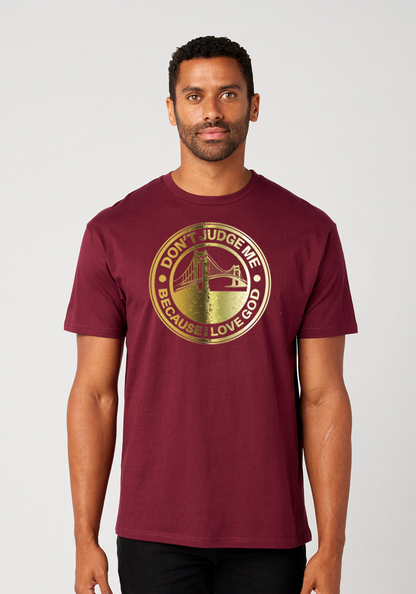Maroon Unisex Faith T-Shirt - The Bay