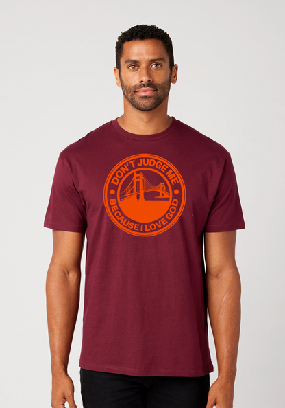 Maroon Unisex Faith T-Shirt - The Bay