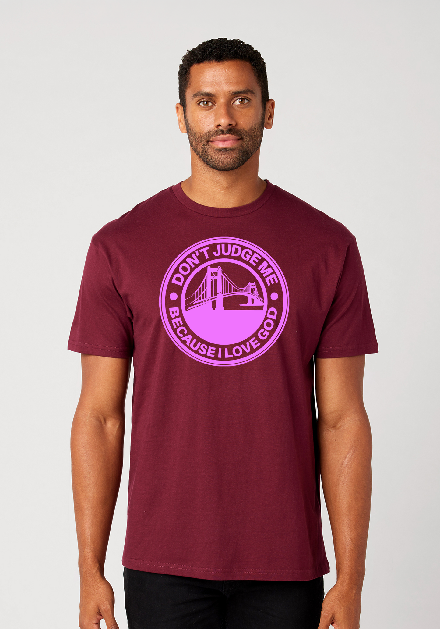 Maroon Unisex Faith T-Shirt - The Bay