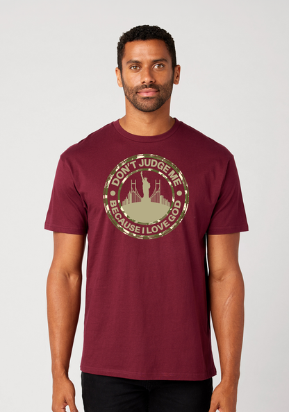 Maroon Unisex Faith T-Shirt - The City