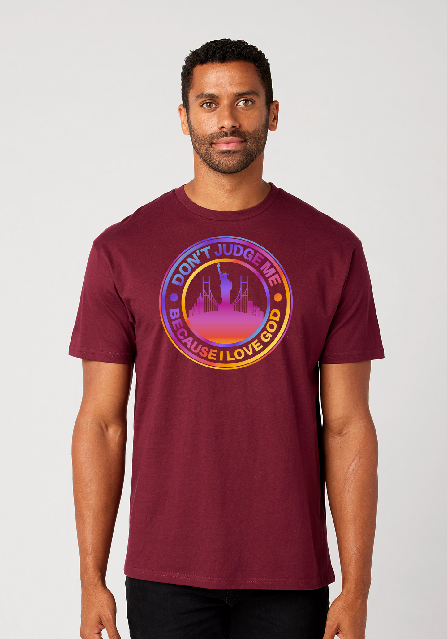 Maroon Unisex Faith T-Shirt - The City