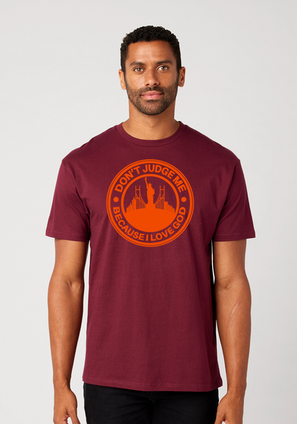 Maroon Unisex Faith T-Shirt - The City