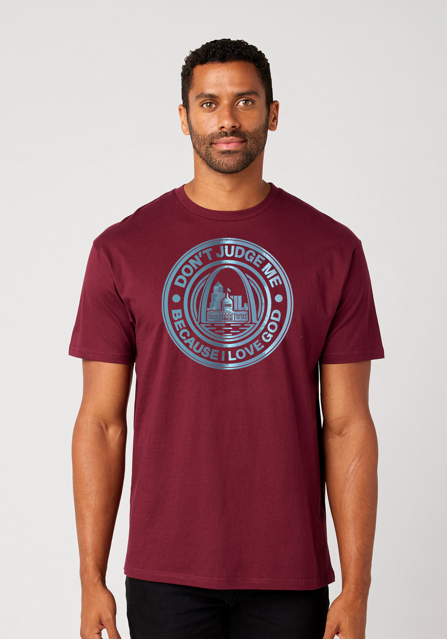 Maroon Unisex Faith T-Shirt - The Lou