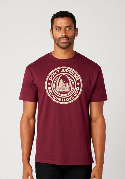Maroon Unisex Faith T-Shirt - The Lou