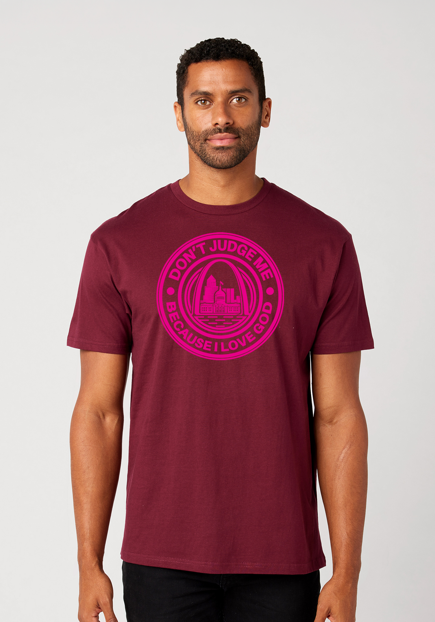 Maroon Unisex Faith T-Shirt - The Lou