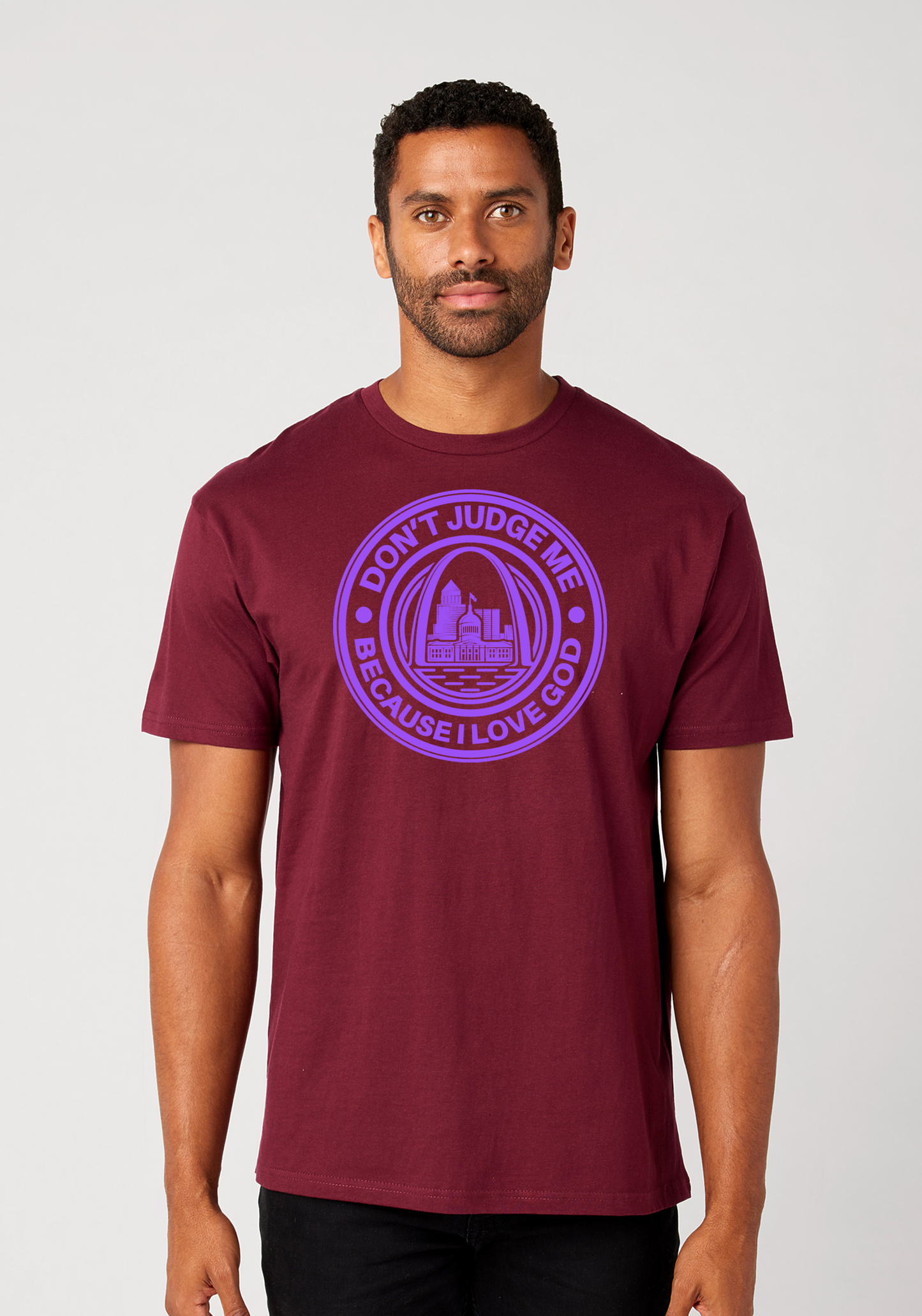 Maroon Unisex Faith T-Shirt - The Lou