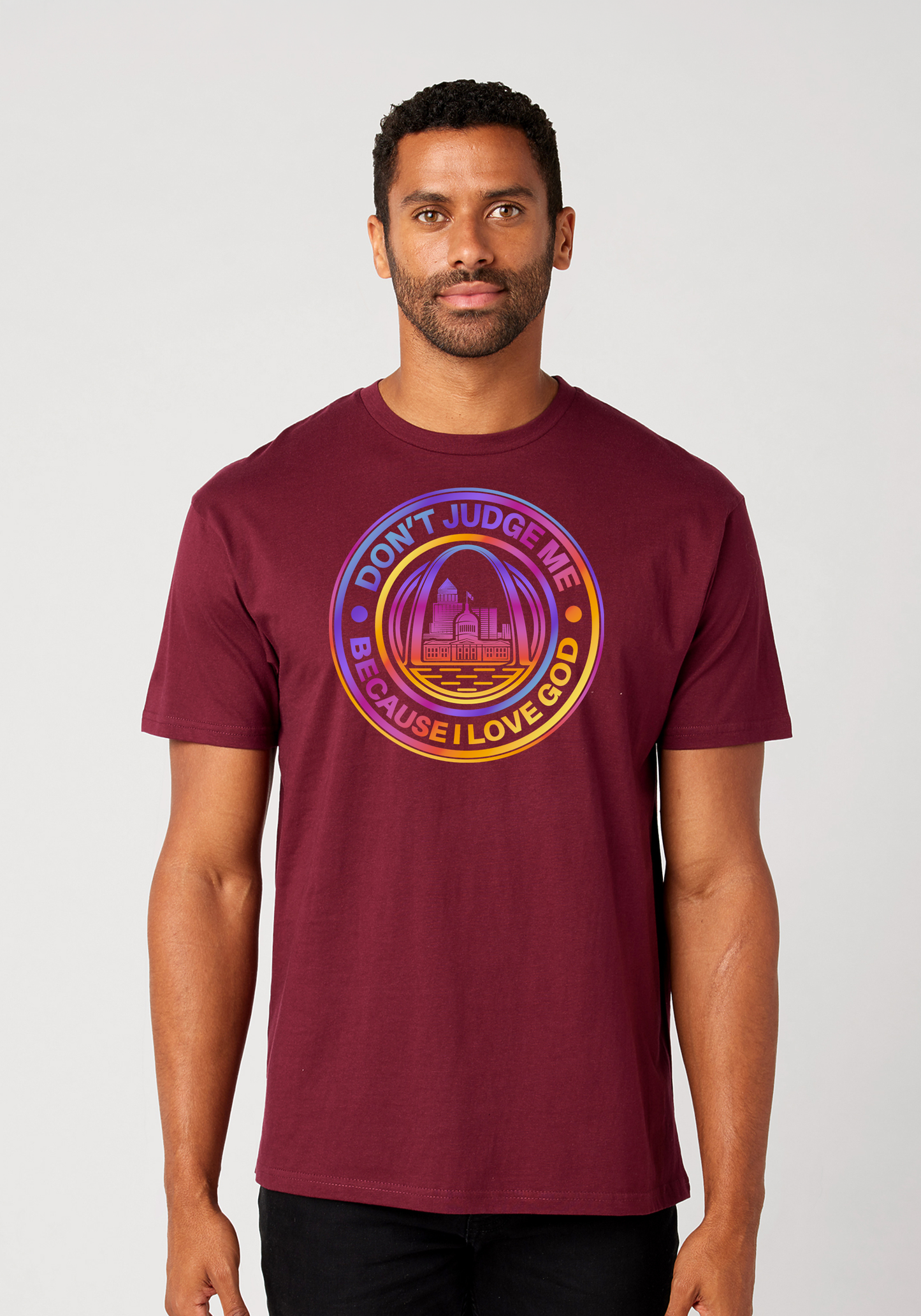 Maroon Unisex Faith T-Shirt - The Lou