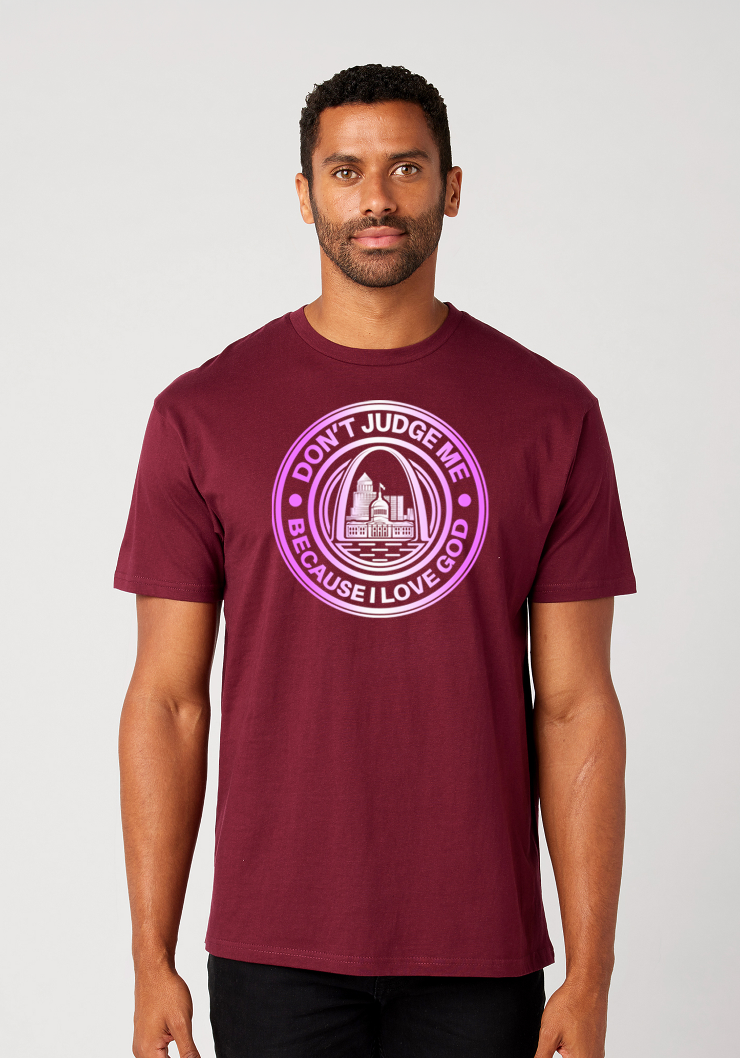 Maroon Unisex Faith T-Shirt - The Lou