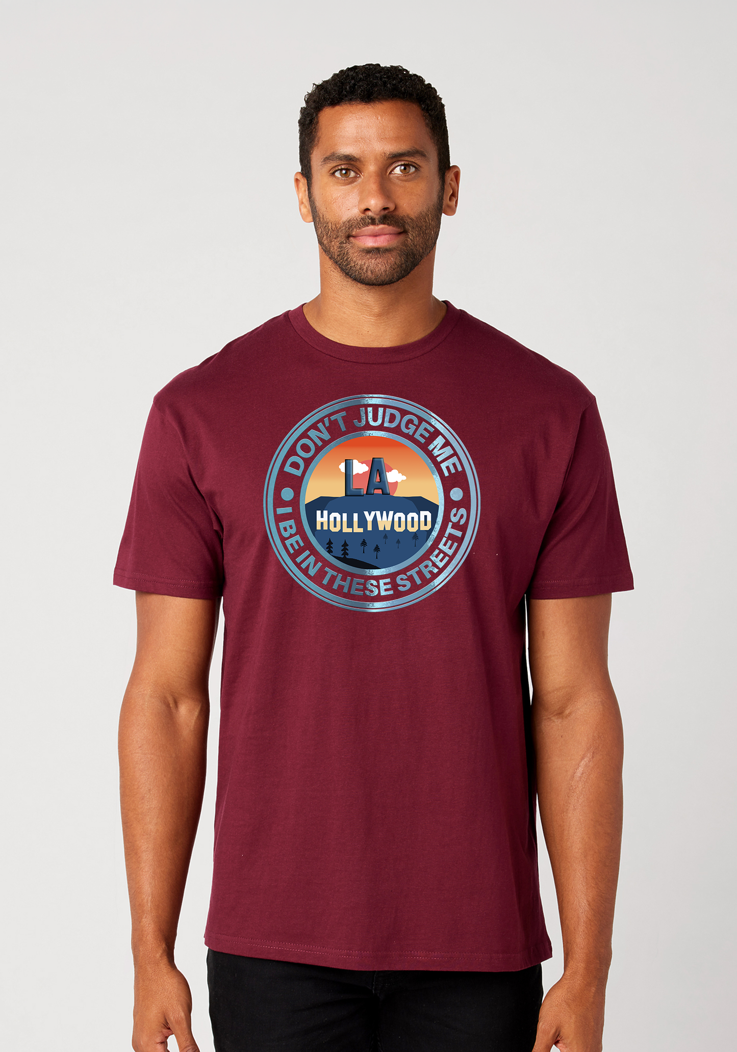 Maroon Unisex T-Shirt - Hollywood