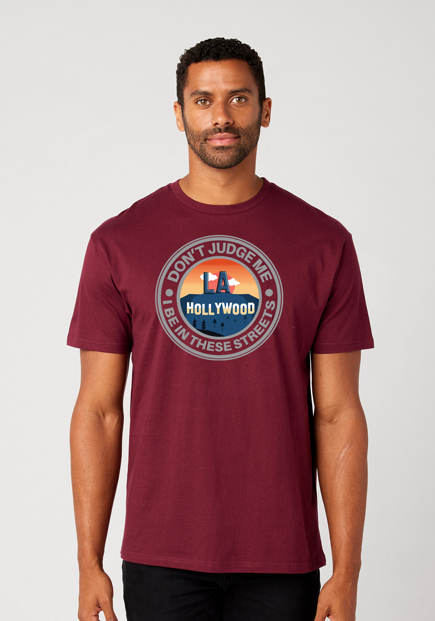 Maroon Unisex T-Shirt - Hollywood