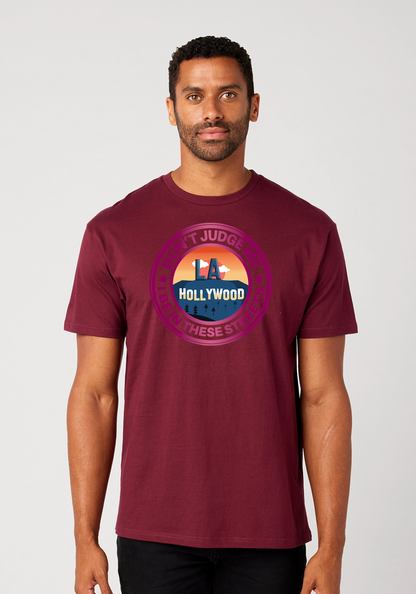 Maroon Unisex T-Shirt - Hollywood