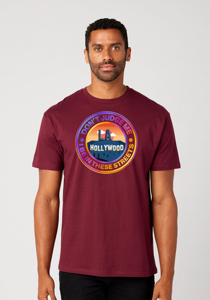 Maroon Unisex T-Shirt - Hollywood
