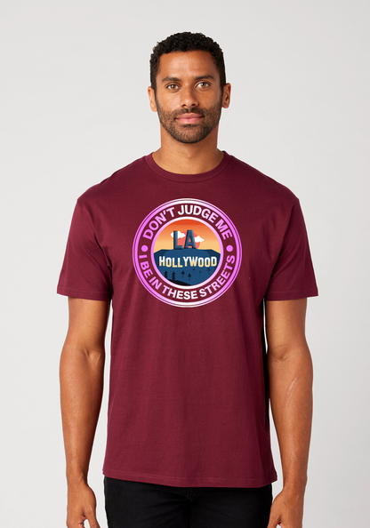 Maroon Unisex T-Shirt - Hollywood