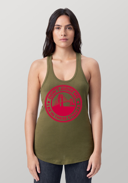 Military Green Women's Racerback Tank - The Bay