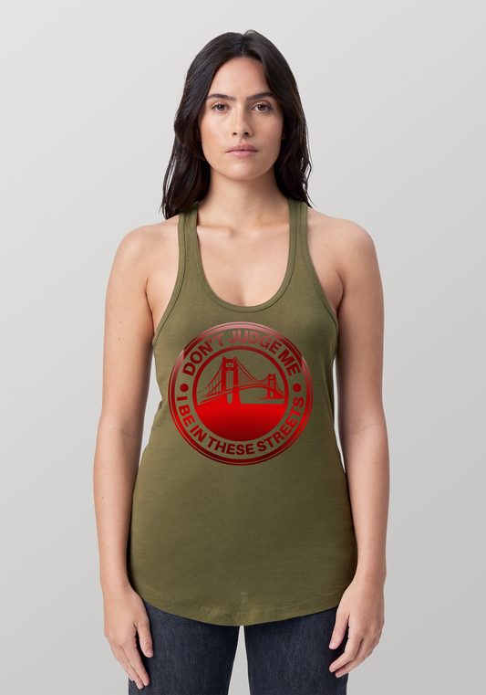 Military Green Women's Racerback Tank - The Bay