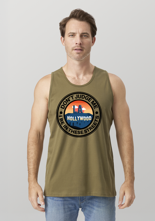 Military Green Men's Tank Top - Hollywood