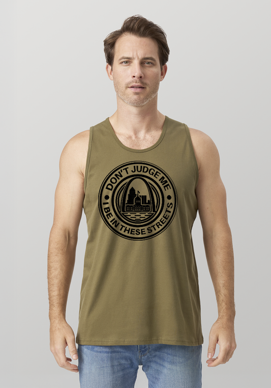 Military Green Men's Tank Top - The Lou