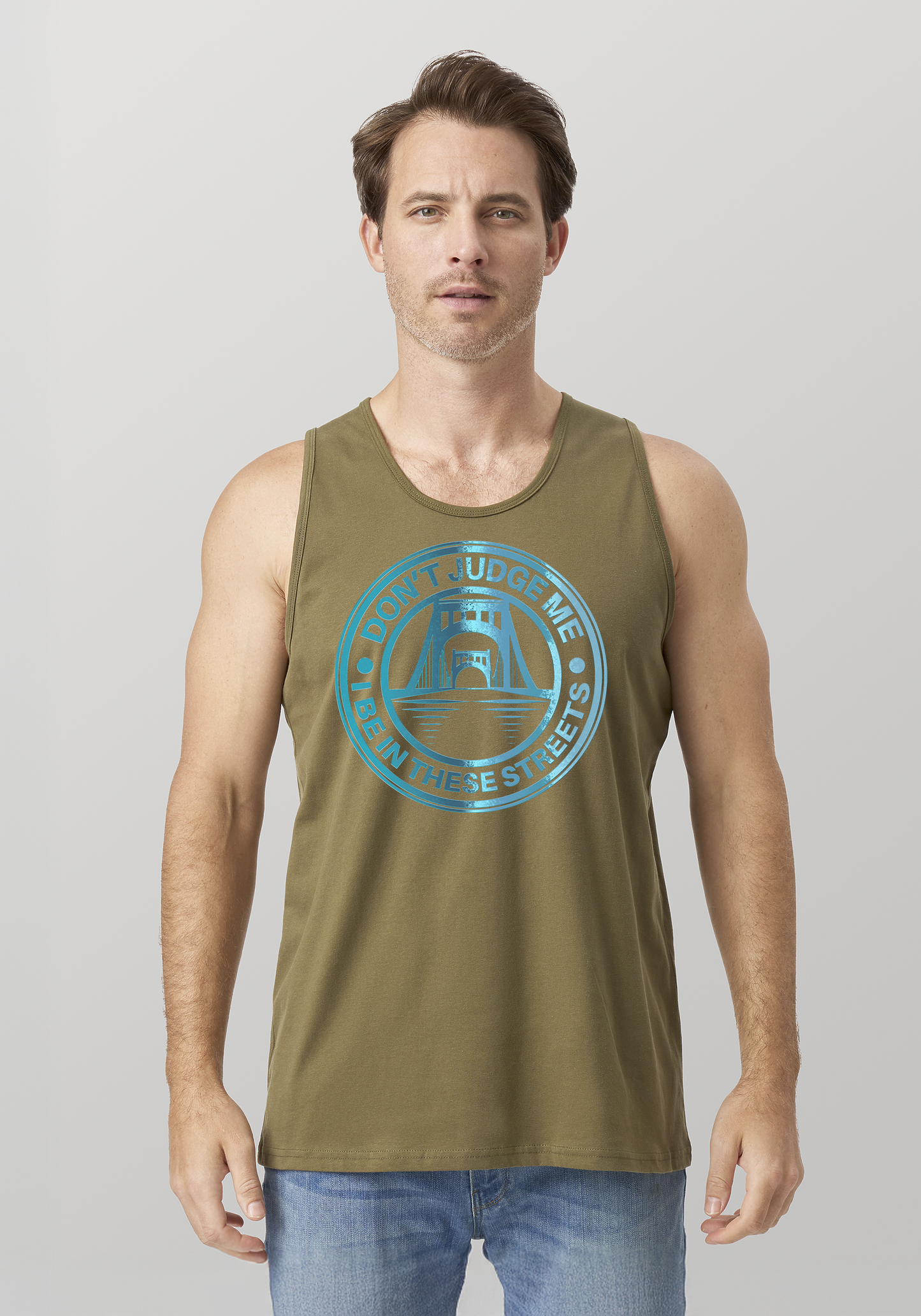 Military Green Men's Tank Top - The Capital