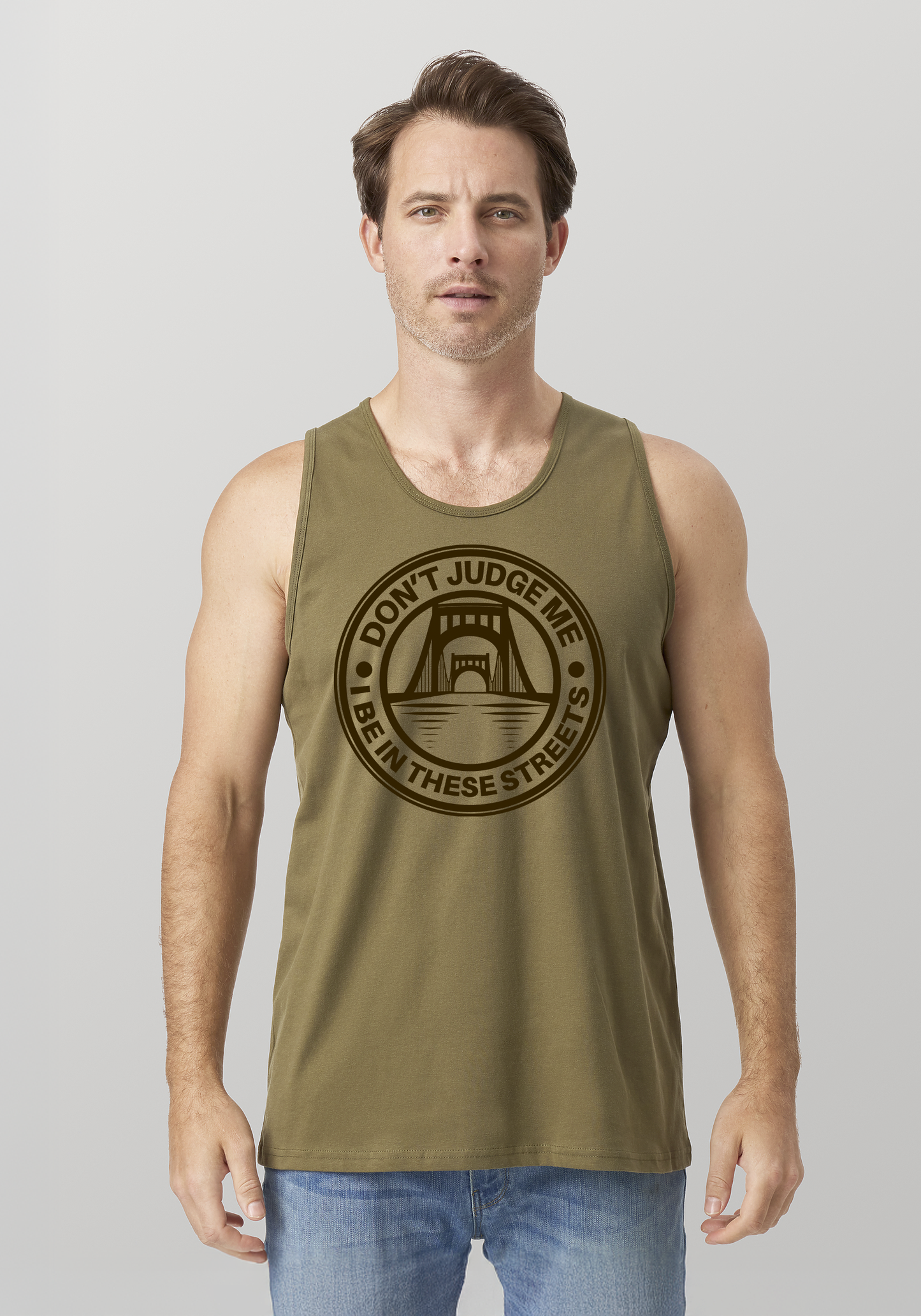 Military Green Men's Tank Top - The Capital