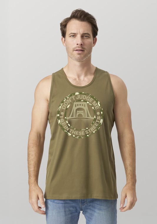 Military Green Men's Tank Top - The Capital