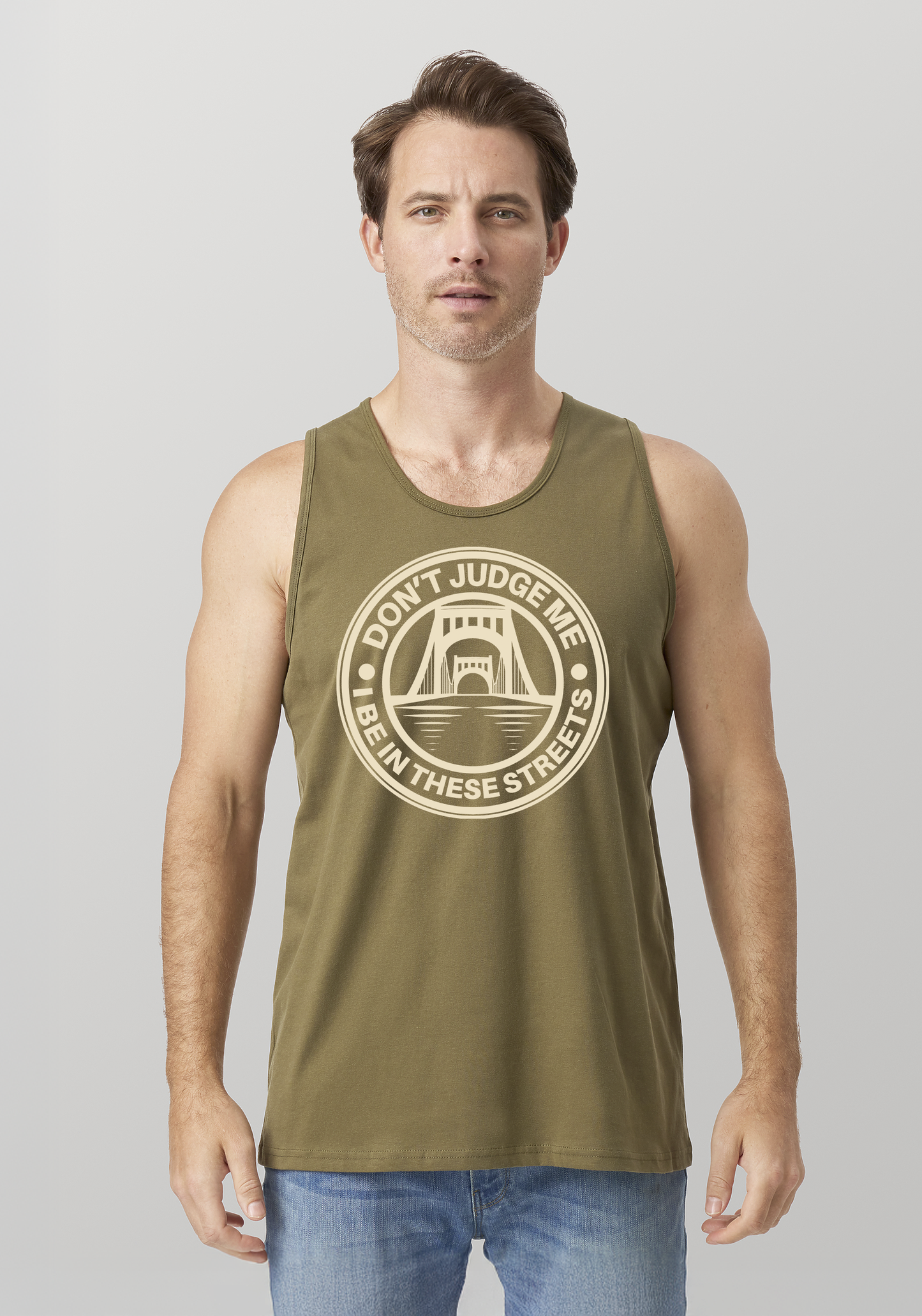 Military Green Men's Tank Top - The Capital