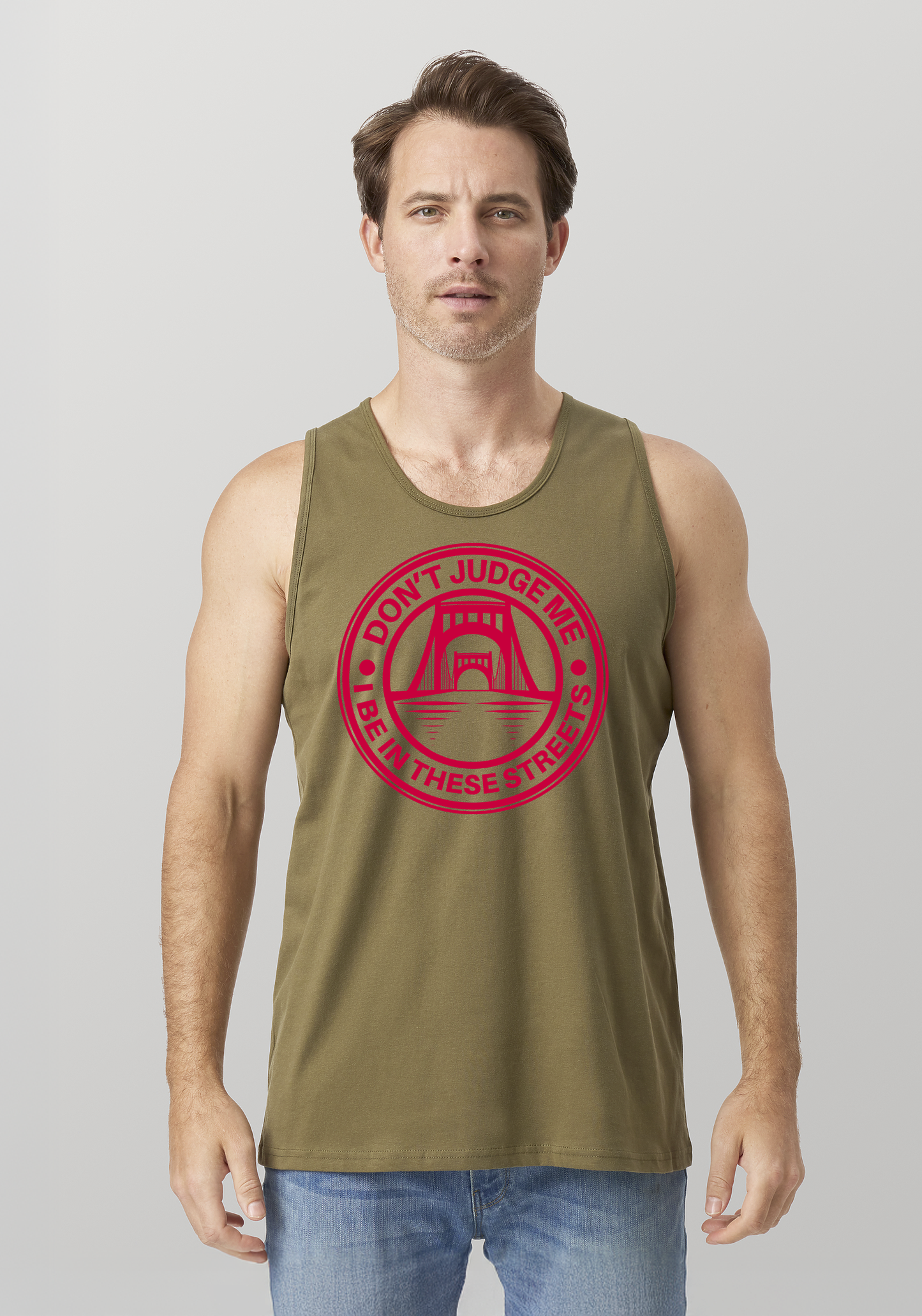Military Green Men's Tank Top - The Capital