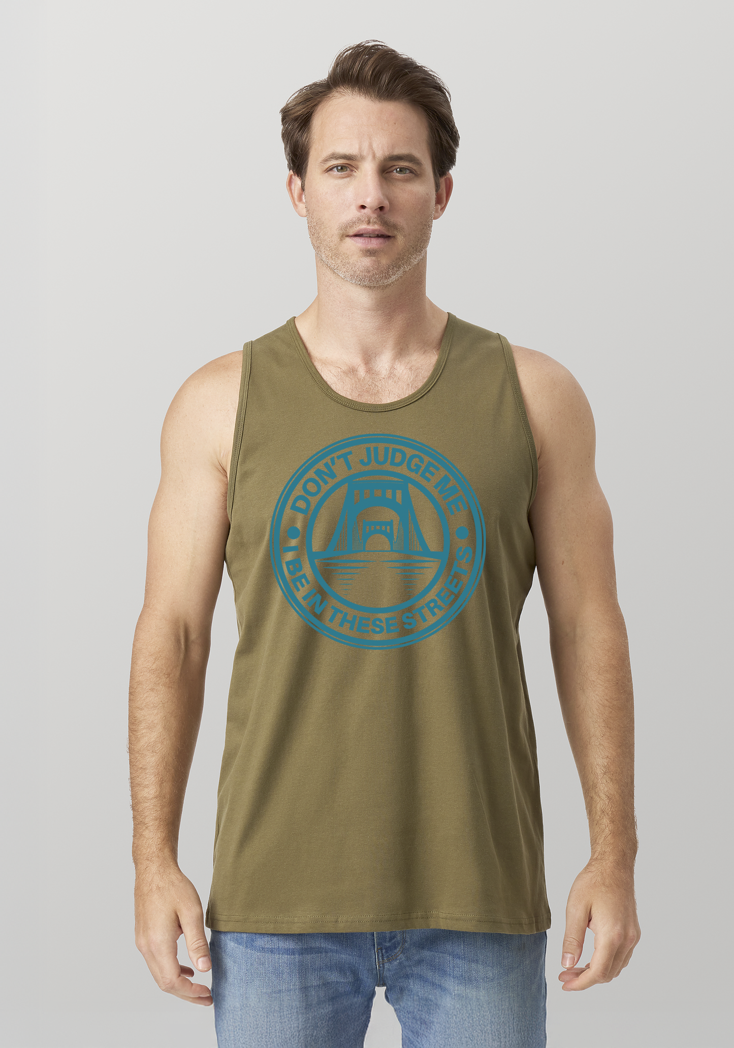 Military Green Men's Tank Top - The Capital