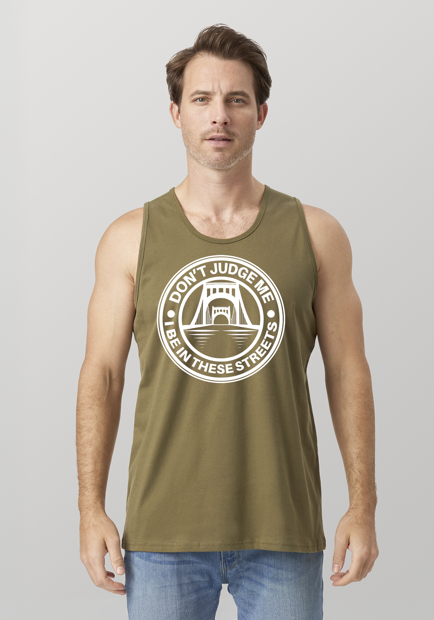 Military Green Men's Tank Top - The Capital