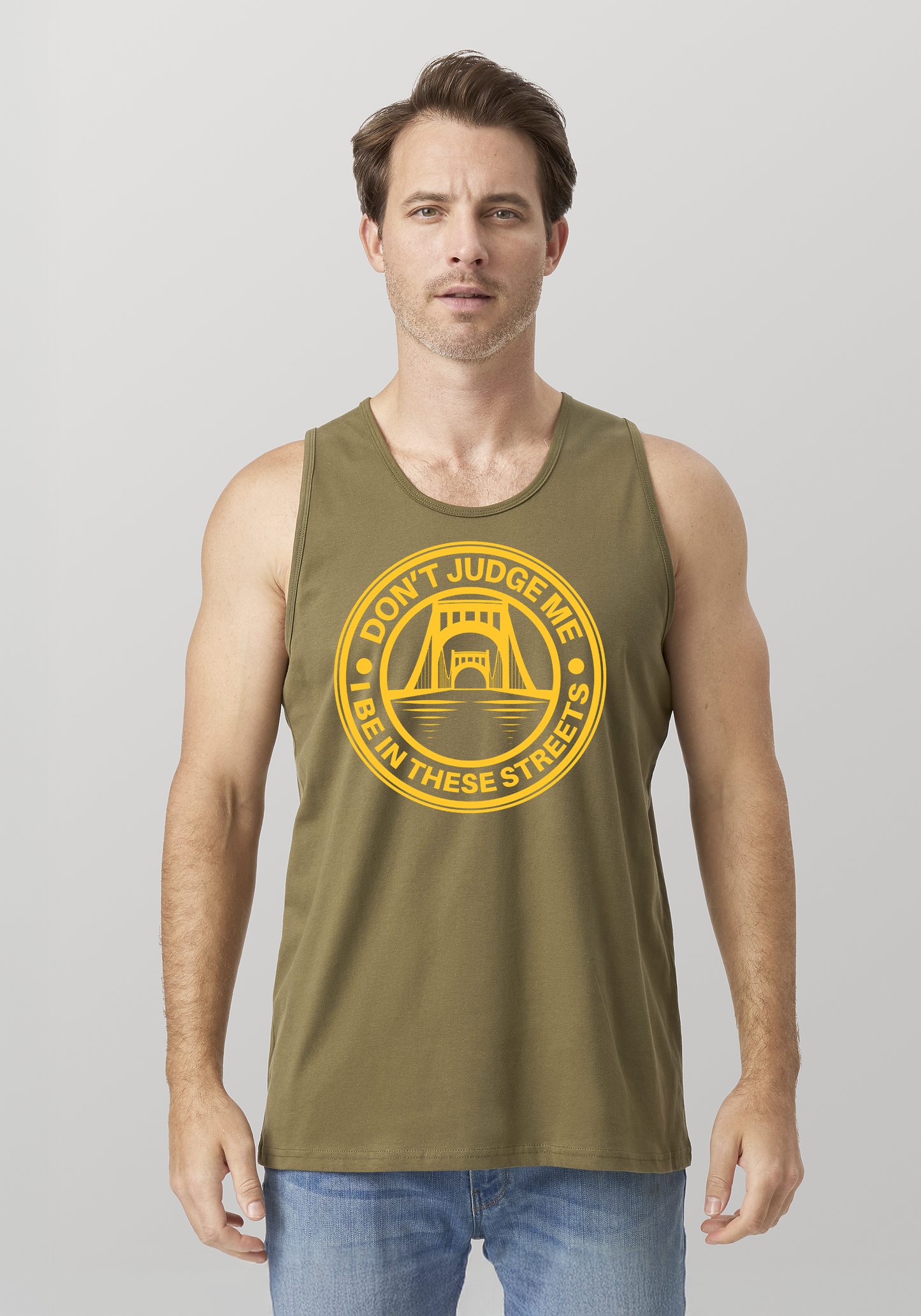 Military Green Men's Tank Top - The Capital