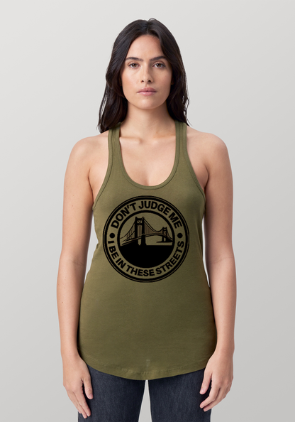 Military Green Women's Racerback Tank - The Bay