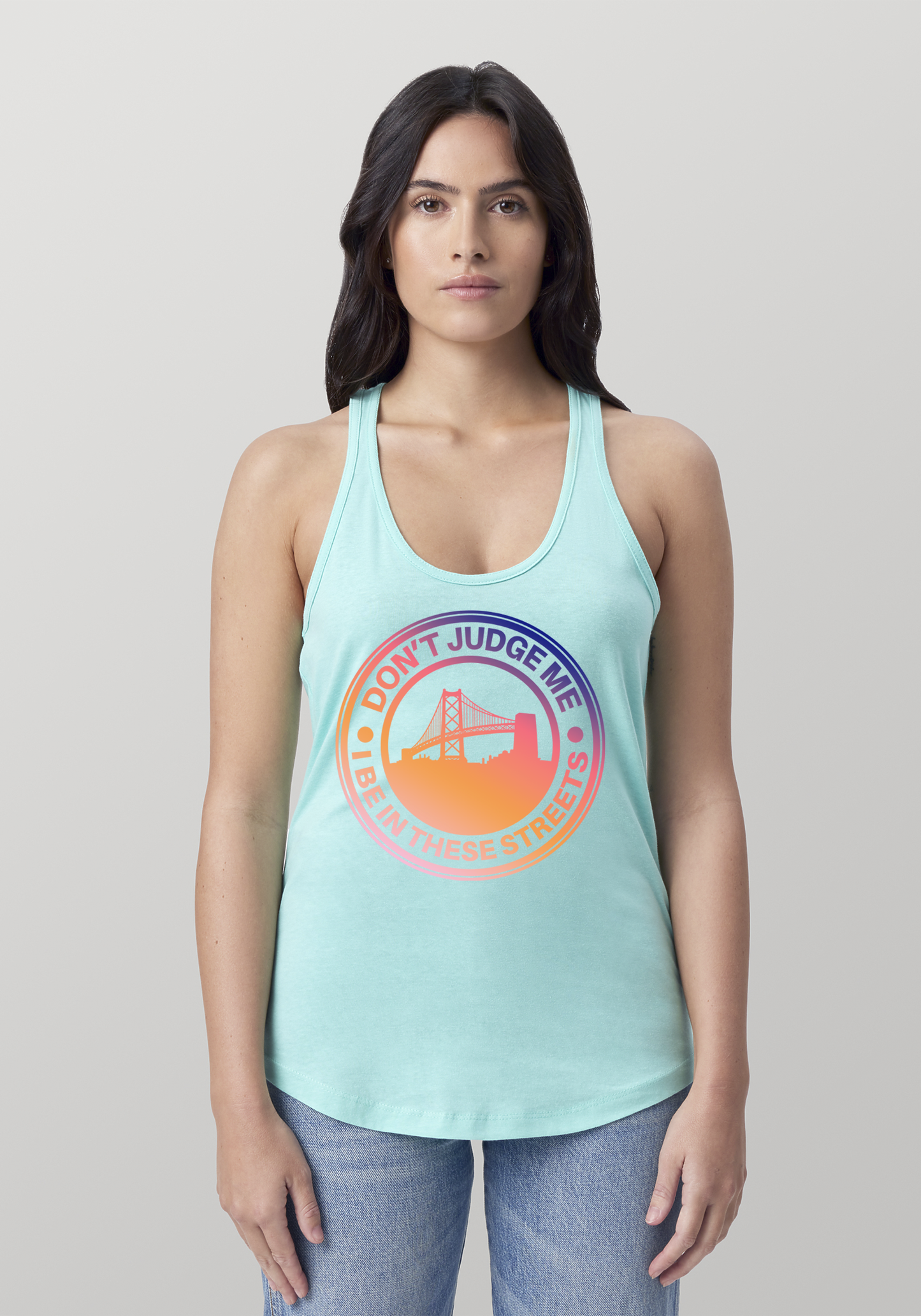 Mint Women's Racerback Tank - The Town