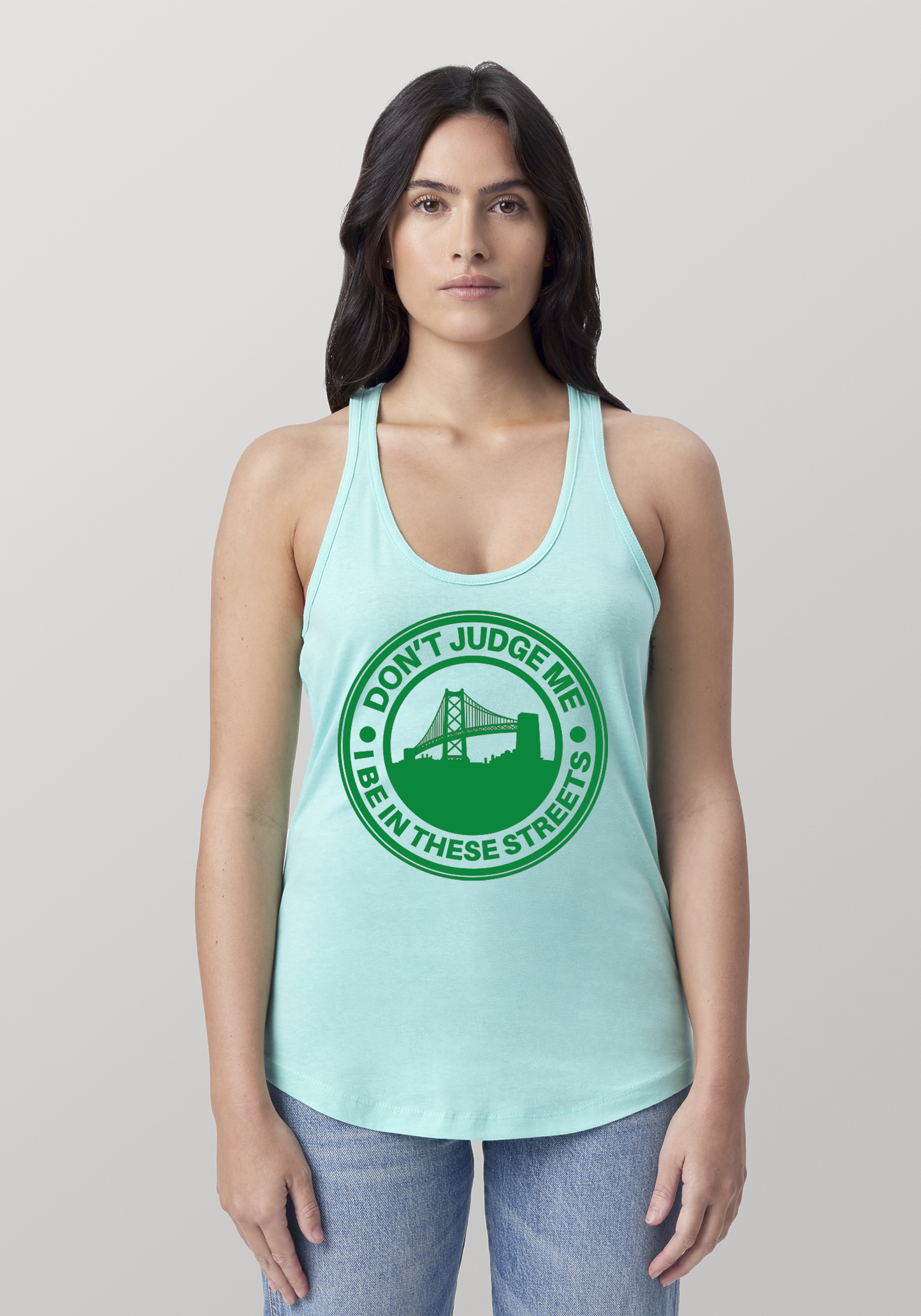 Mint Women's Racerback Tank - The Town
