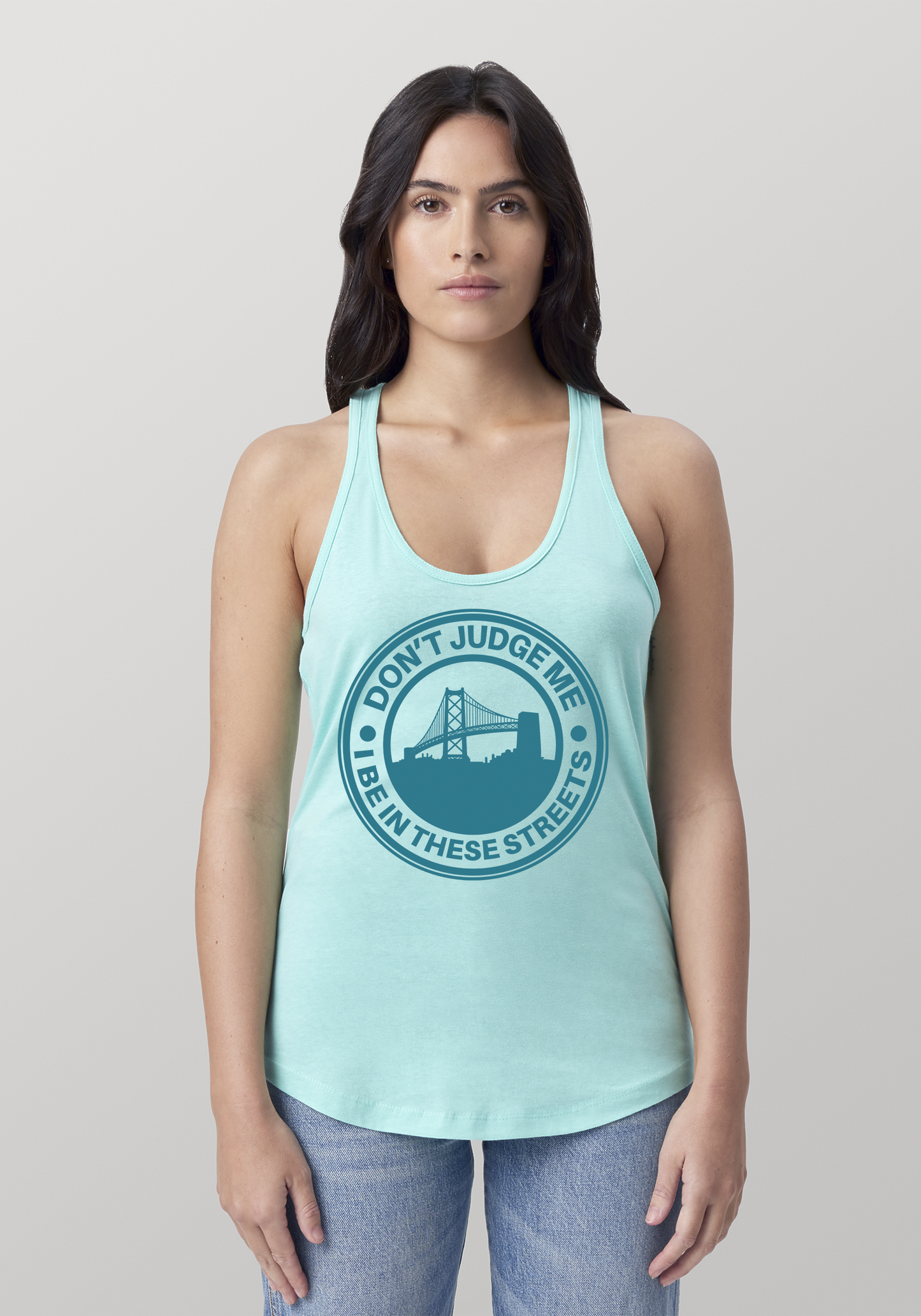 Mint Women's Racerback Tank - The Town