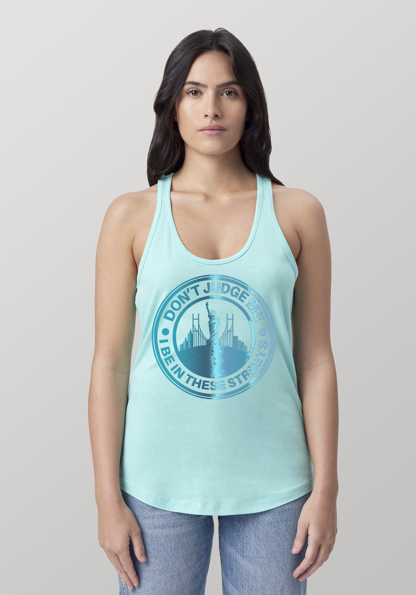 Mint Women's Racerback Tank - The City
