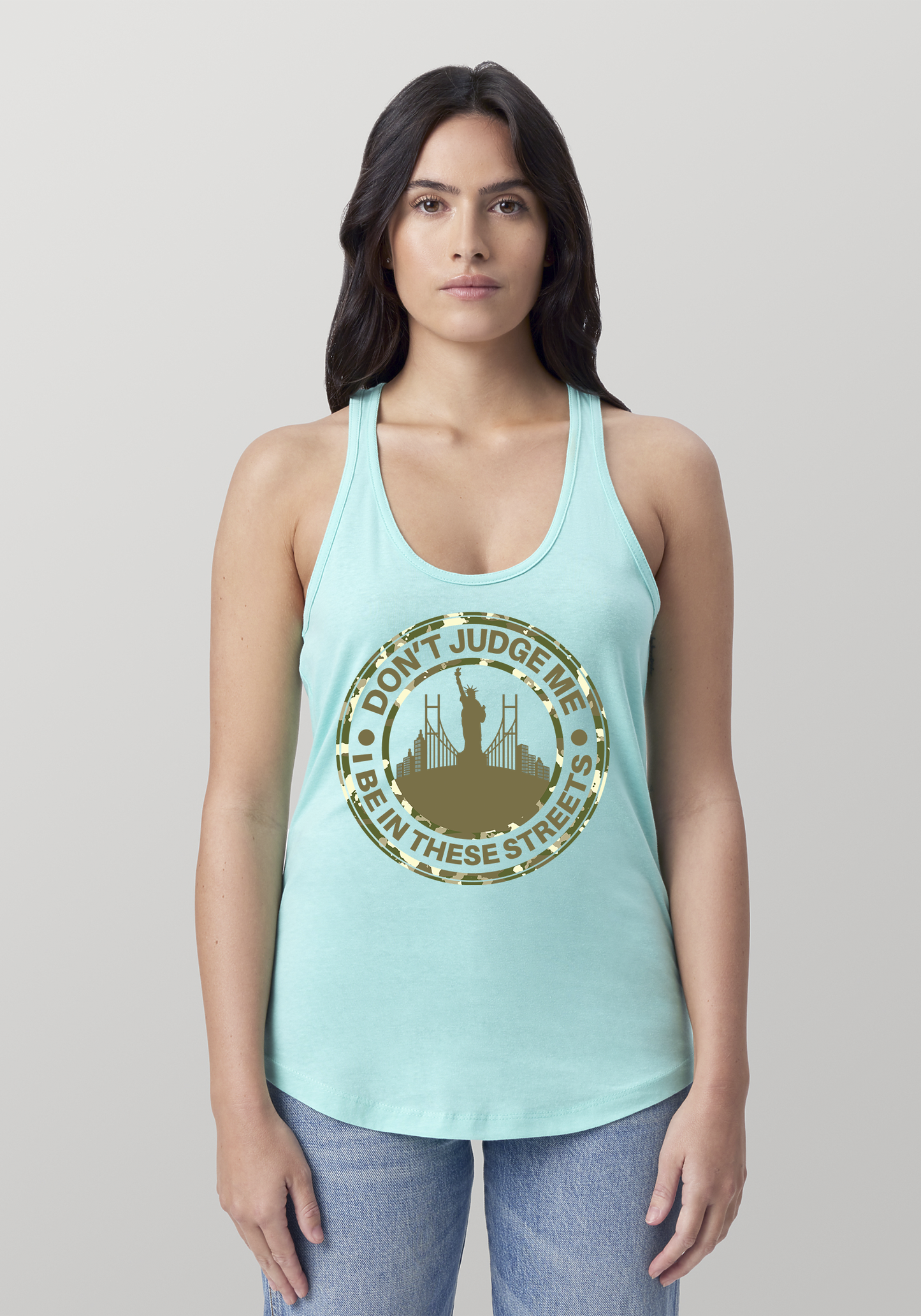 Mint Women's Racerback Tank - The City