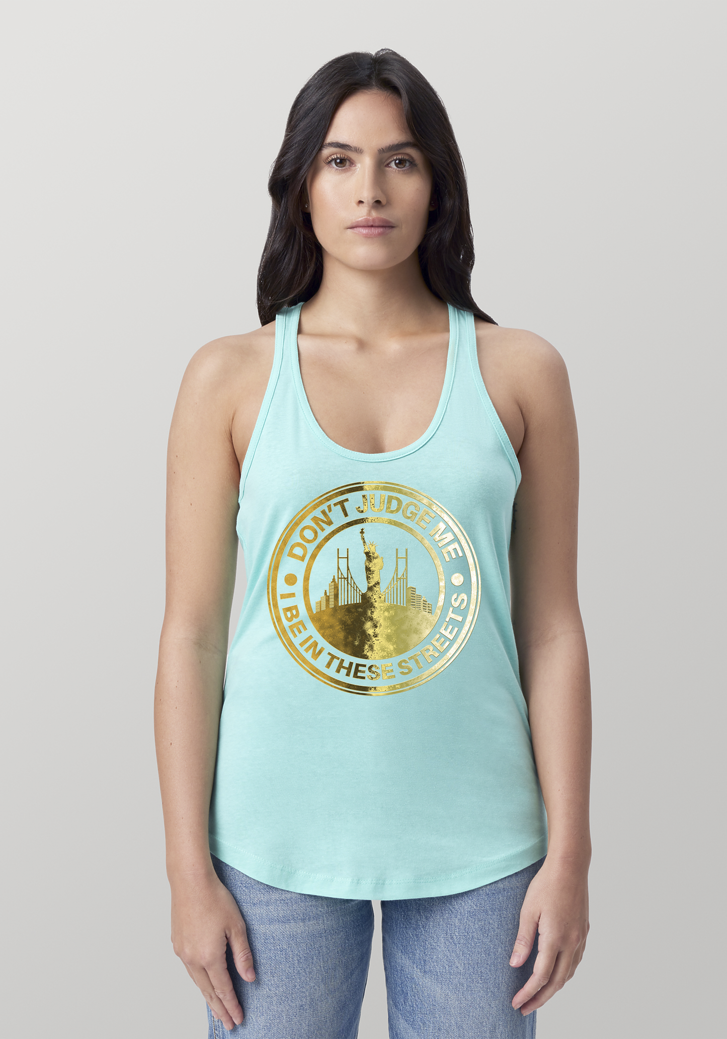 Mint Women's Racerback Tank - The City