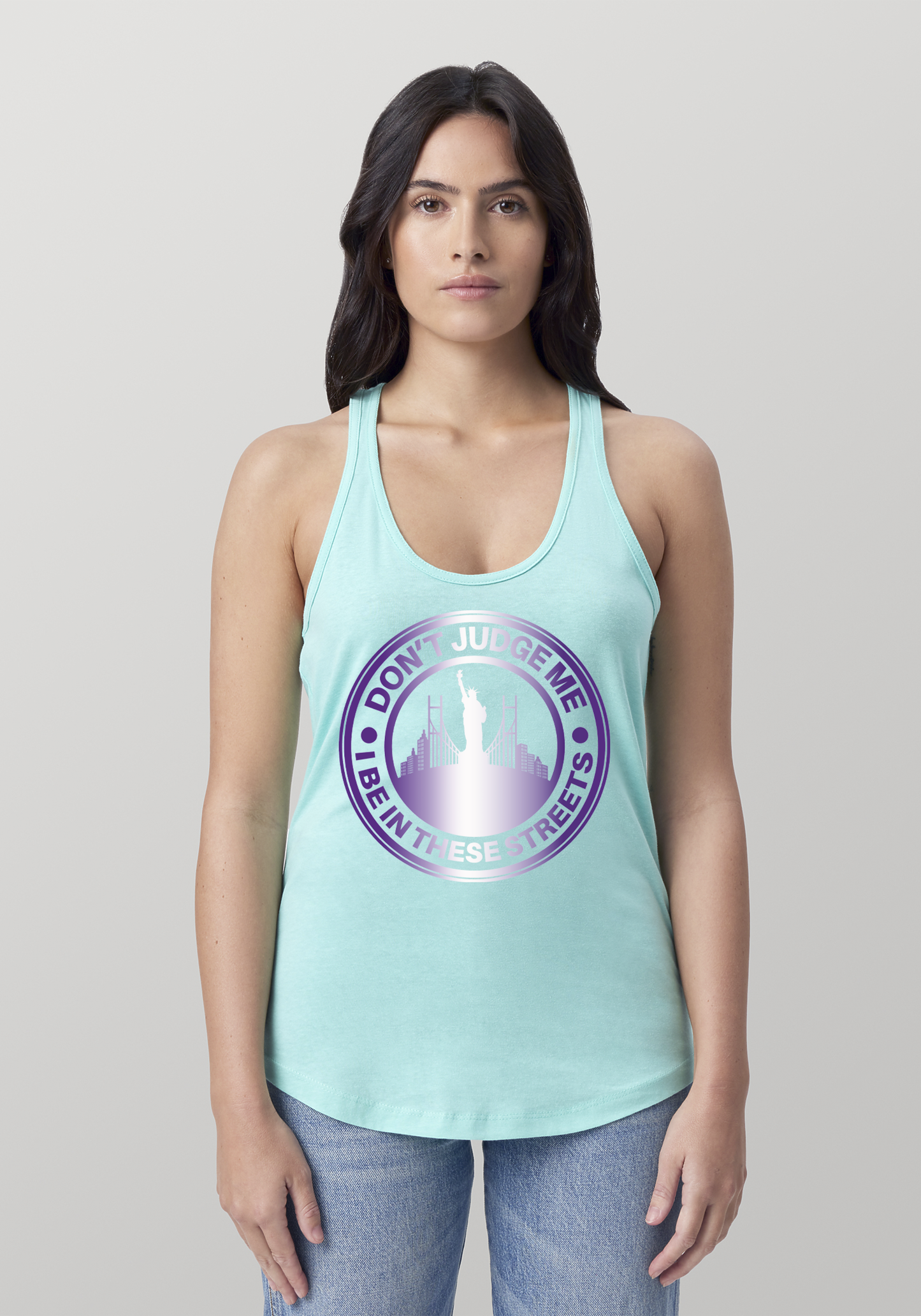 Mint Women's Racerback Tank - The City