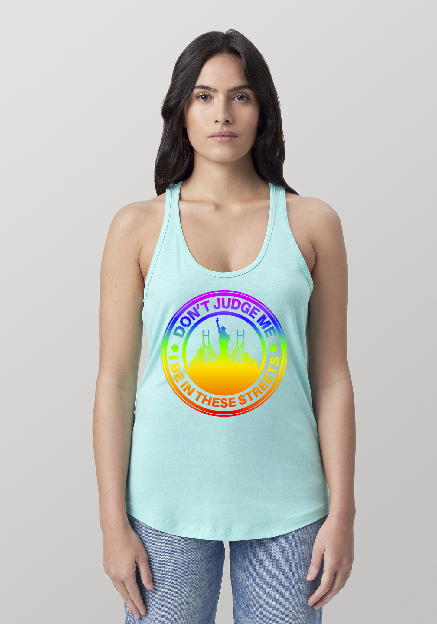 Mint Women's Racerback Tank - The City