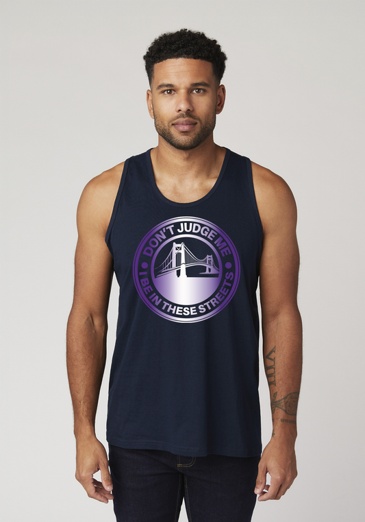 Navy Blue Men's Tank Top - The Bay