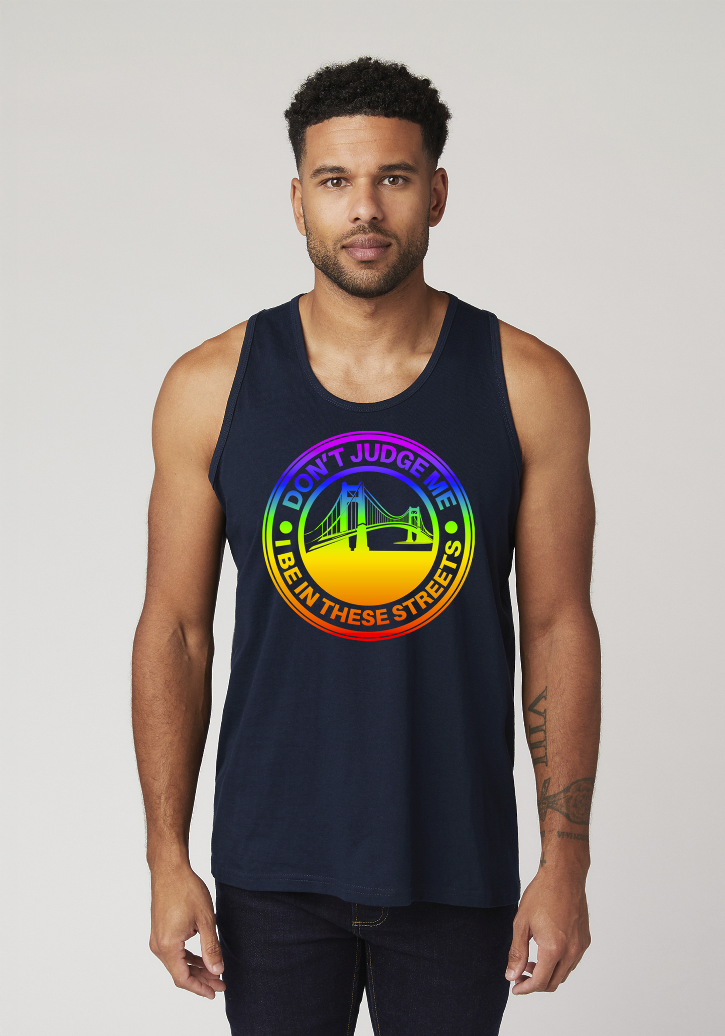 Navy Men's Tank Top - The Bay