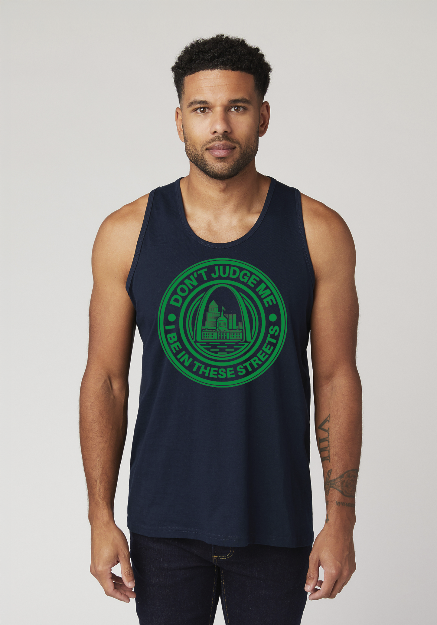 Navy Men's Tank Top - The Lou