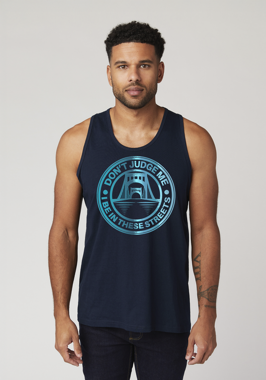 Navy Blue Men's Tank Top - The Capital