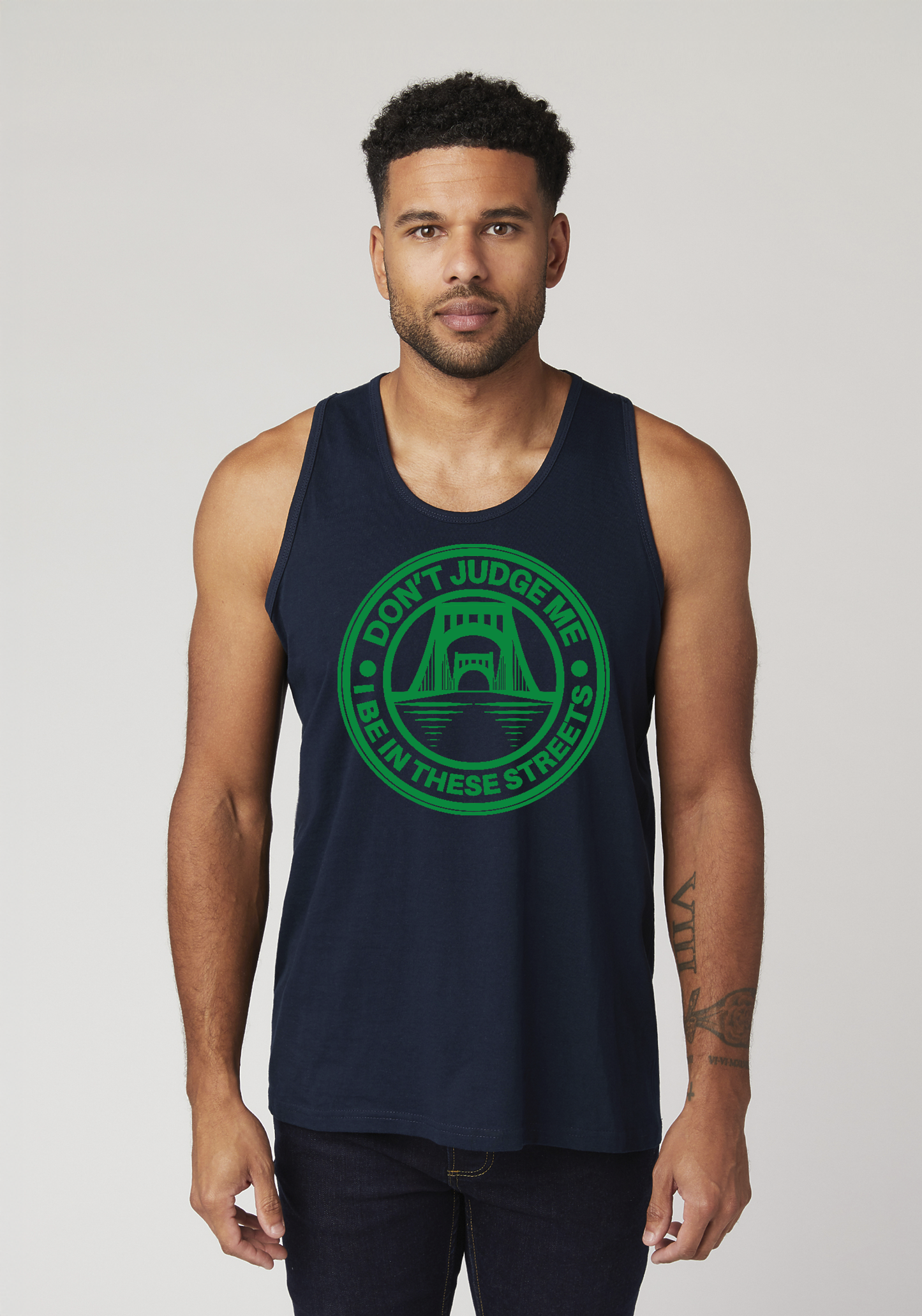 Navy Blue Men's Tank Top - The Capital