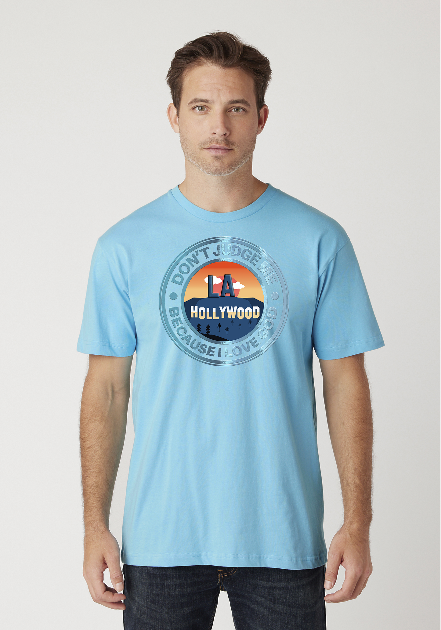 Pacific Blue Unisex Faith T-Shirt - Hollywood