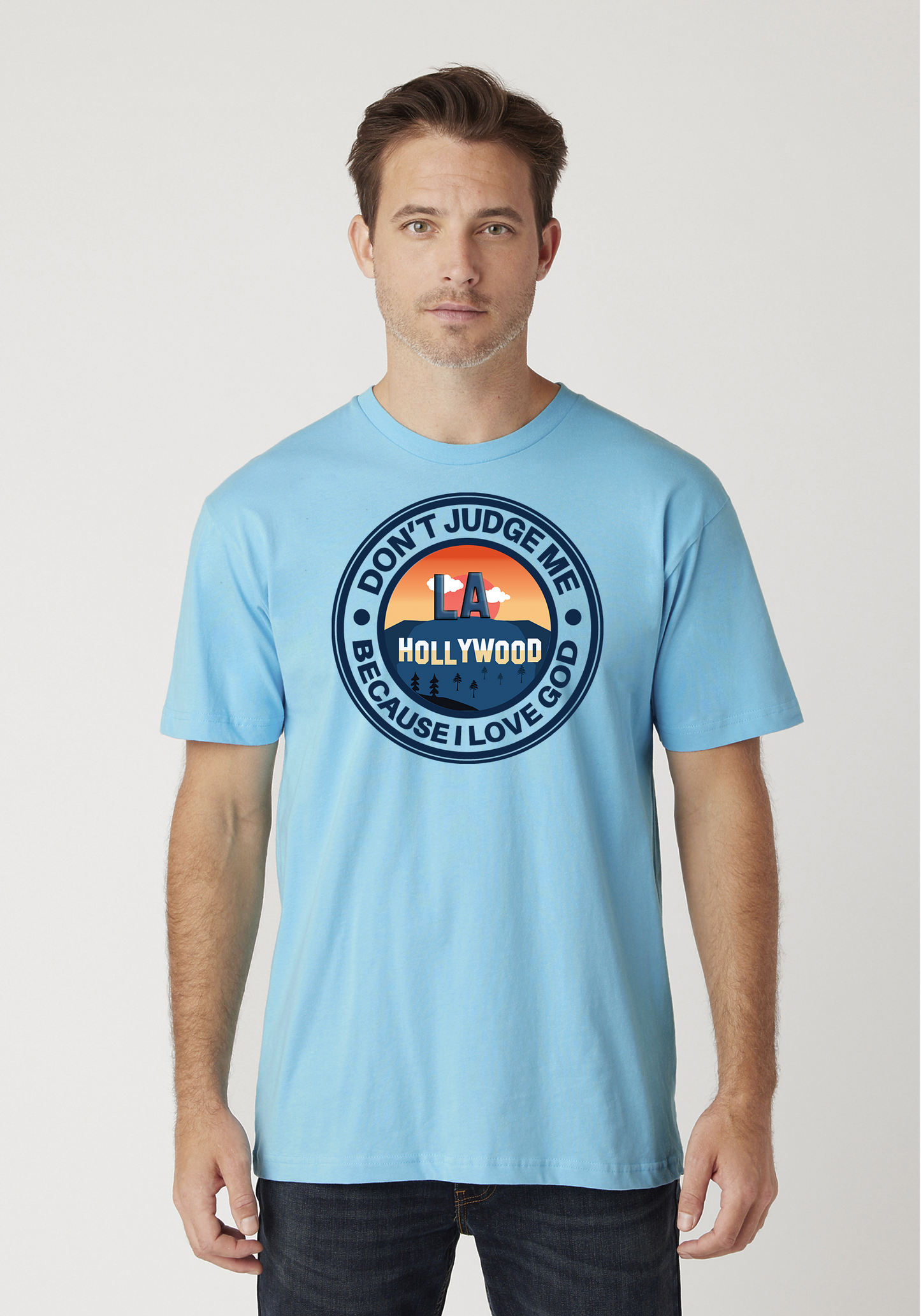 Pacific Blue Unisex Faith T-Shirt - Hollywood