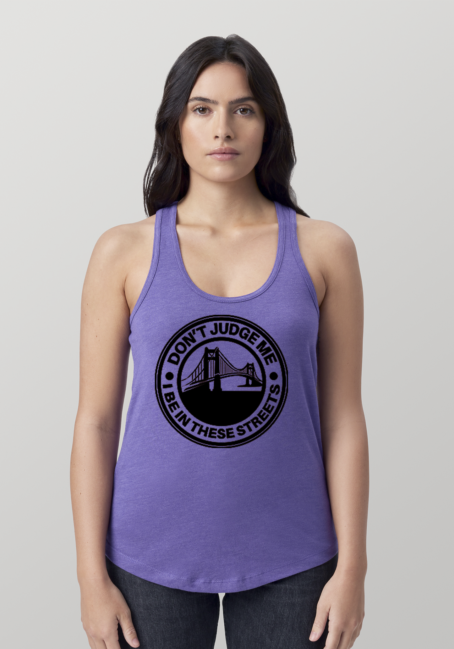 Purple Heather Women's Racerback Tank - The Bay