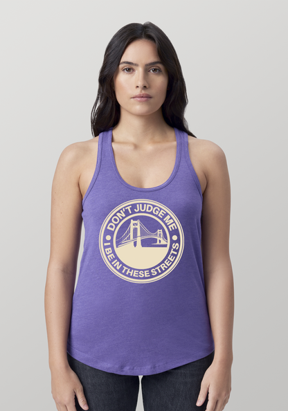 Purple Heather Women's Racerback Tank - The Bay