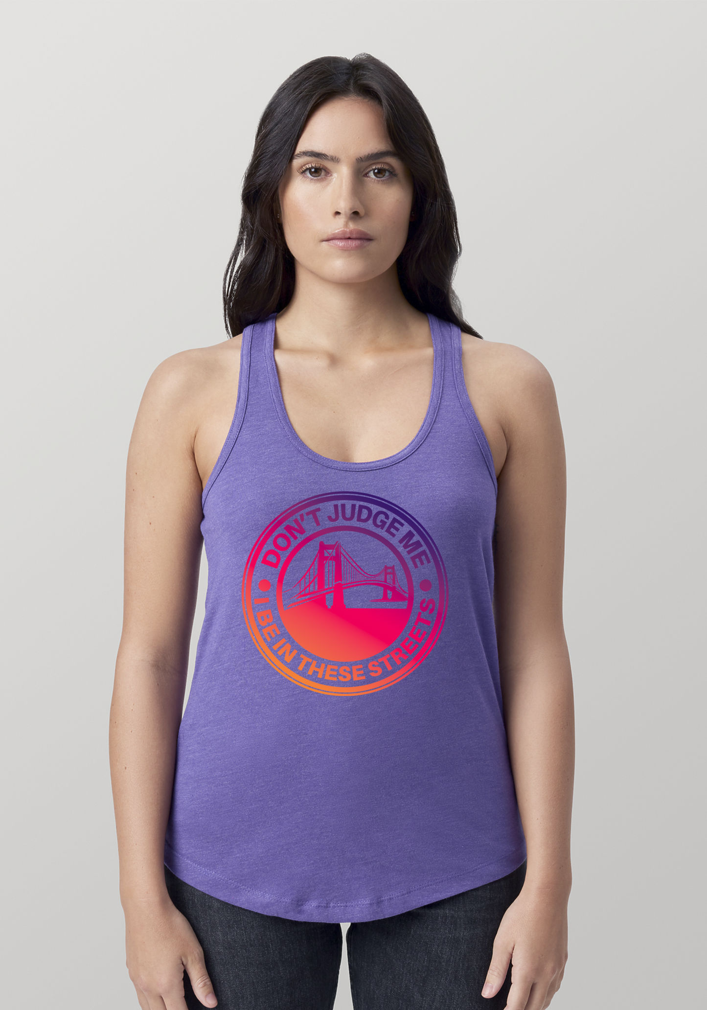 Purple Heather Women's Racerback Tank - The Bay