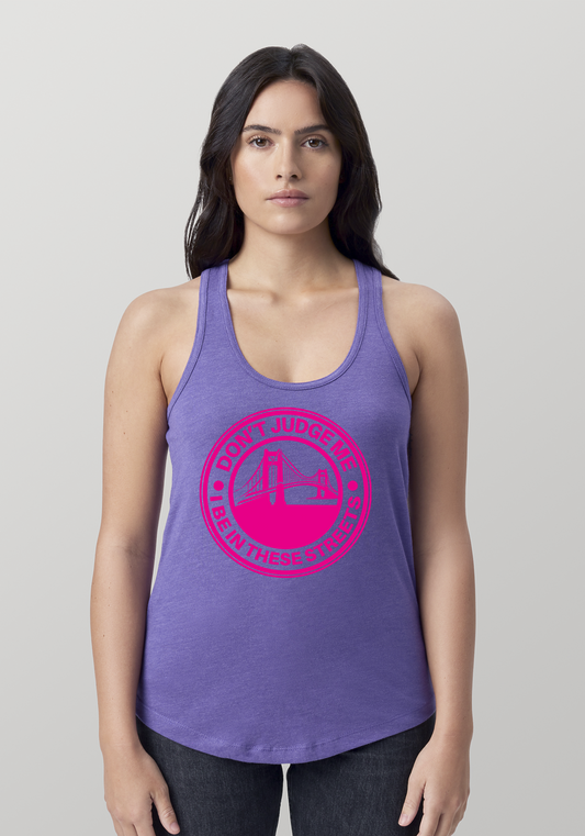 Purple Heather Women's Racerback Tank - The Bay